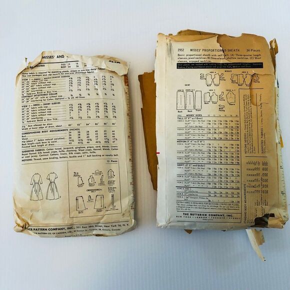 Vintage Sewing Patterns from the 60s Set of 4 - Picture 5 of 12